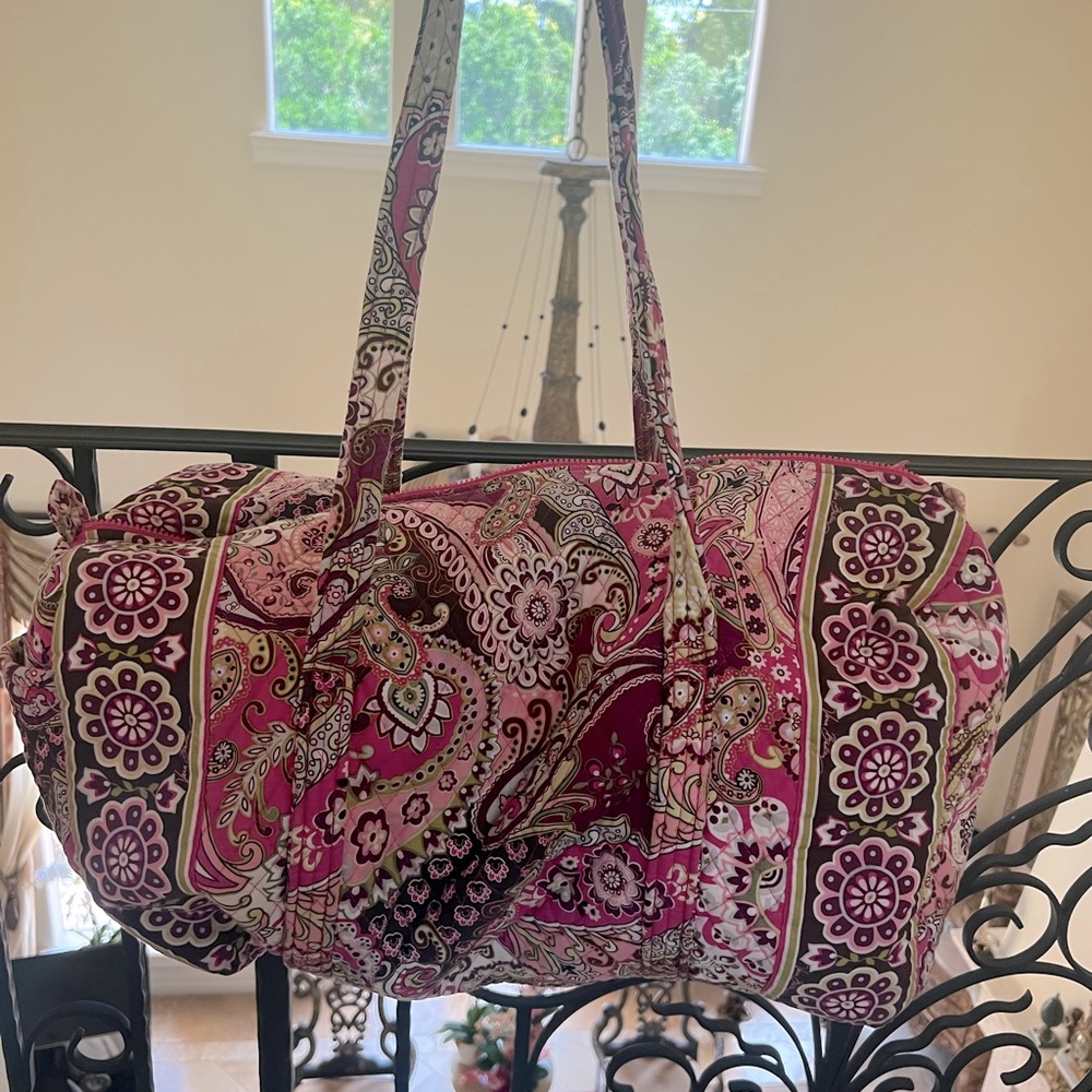 Vet Bradley Carry on in dazzling pink pattern!